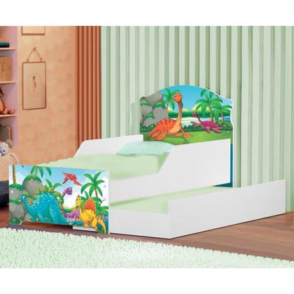 Imagem de Bicama Infantil Uly Floresta Dinossauros com Colchões