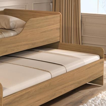 Imagem de Bicama Solteiro Cama com Auxiliar Com 2 Colchões Sensor D33 Gold