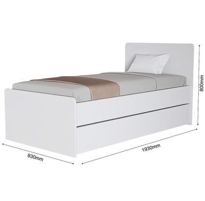 Imagem de Bicama Solteiro MDF para Quarto Infantil Espaço Otimizado