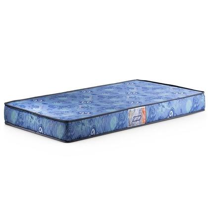 Imagem de Bicama Solteiro Simba Rosa Fosco com Pés Madeira Natural e Colchões D20 e D33 - Reller Móveis