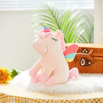 Imagem de Bicho de pelúcia Athoinsu Light up Pink Unicorn com LED de 30 cm