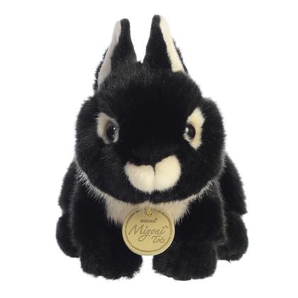 Imagem de Bicho de pelúcia Aurora Adorable Miyoni Tots Netherland Dwarf Bunny Black 19 cm