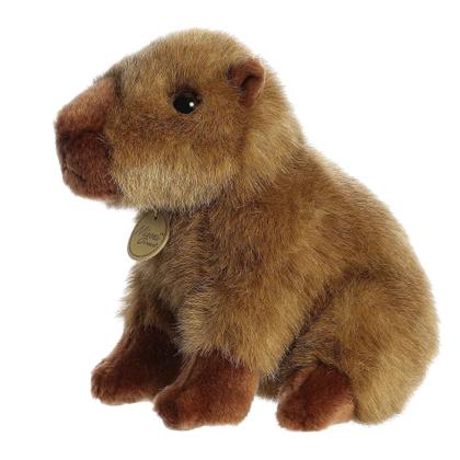 Imagem de Bicho de pelúcia Aurora Realistic Miyoni Capybara 23 cm marrom