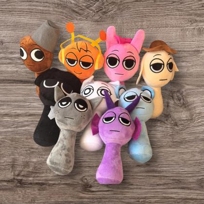 Imagem de Bicho De Pelúcia Divertido Fofinho Personagem Sprunki 20cm