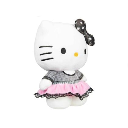 Imagem de Bicho de Pelúcia Hello Kitty e Amigos Sunny 3871  Hello Kitty com Vestido