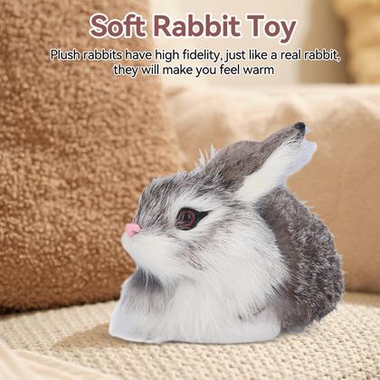 Imagem de Bicho de pelúcia HERCHR Bunny Rabbit Plush 14x9cm para crianças