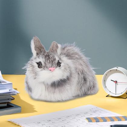 Imagem de Bicho de pelúcia HERCHR Bunny Rabbit Plush 14x9cm para crianças