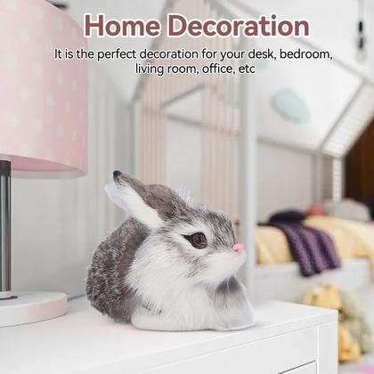 Imagem de Bicho de pelúcia HERCHR Bunny Rabbit Plush 14x9cm para crianças