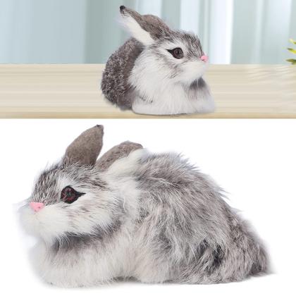 Imagem de Bicho de pelúcia HERCHR Bunny Rabbit Plush 14x9cm para crianças