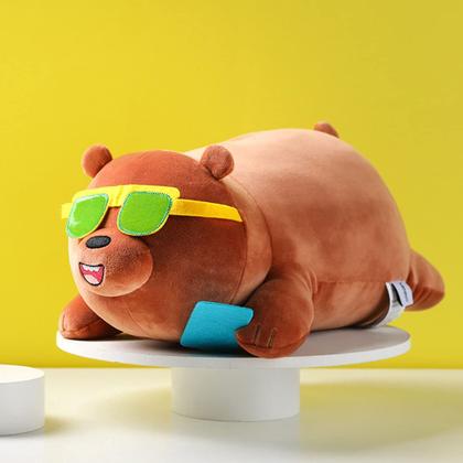 Imagem de Bicho de pelúcia MINISO We Bare Bears Grizzly 38 cm para crianças