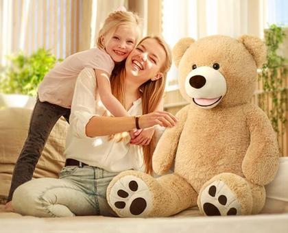Imagem de Bicho de pelúcia MoriSmos Big Plush Giant Teddy Bear 130 cm