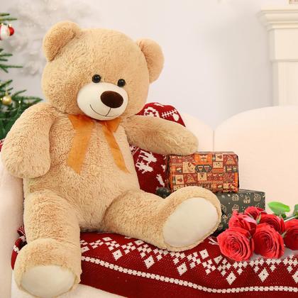 Imagem de Bicho de pelúcia MoriSmos Giant Teddy Bear 90 cm marrom claro