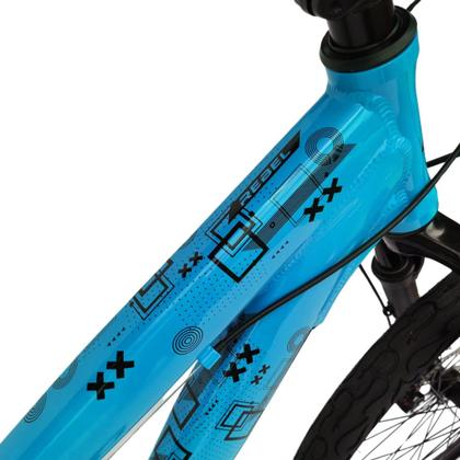 Imagem de Bicicleta 26 Gta Rebel Freeride Cor Azul Single 7v Freio a Disco Aro Vmaxx Pneu Flame