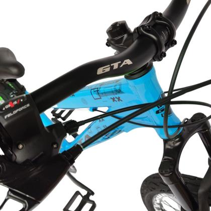 Imagem de Bicicleta 26 Gta Rebel Freeride Cor Azul Single 7v Rodas Vmaxx Freio a Disco Pneu Flame