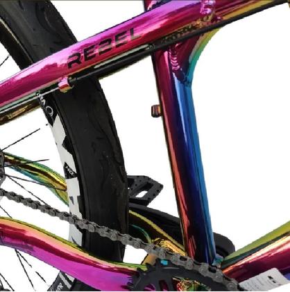 Imagem de Bicicleta 26 Gta Rebel Freeride Cor Camaleão Single 7v Aro Vmaxx Freio a Disco Pneu Flame