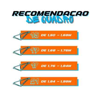 Imagem de Bicicleta 29 Dropp Race 21 Marchas Quadro Alumínio e Suspensão Dianteira e Freio Disco