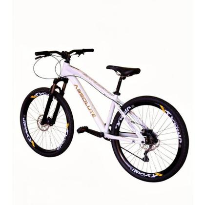 Imagem de Bicicleta Absolute Brutus Aro26 Single Freio Hidráulico Branco Dourado