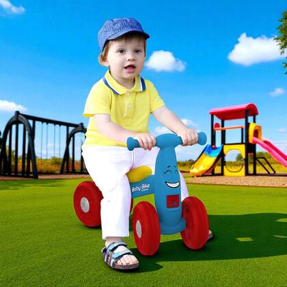 Imagem de Bicicleta Andador Baby De Equilíbrio Bandeirante Azul