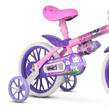 Imagem de Bicicleta Aro 12 Cat Pu Nathor a Partir de 3 Anos com Rodinhas