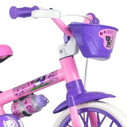 Imagem de Bicicleta Aro 12 Cat Pu Nathor a Partir de 3 Anos com Rodinhas