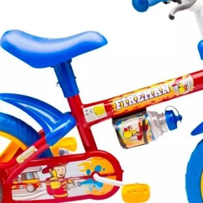 Imagem de Bicicleta Aro 12 Infantil Menino Nathor Fireman 2 A 5 Anos