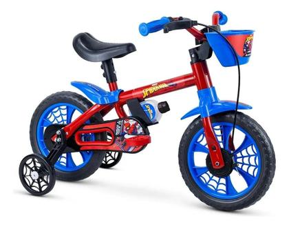 Imagem de Bicicleta Aro 12 Spider Man + Capacete Infantil Spider - Nathor