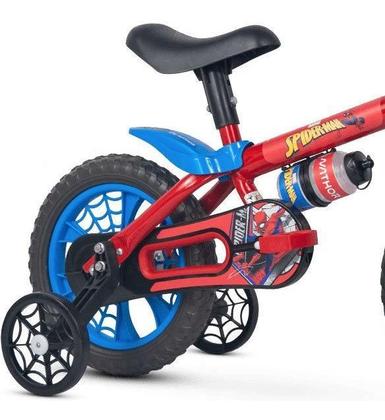 Bicicleta Aro 12 Spider Man - Nathor Imagem de Bicicleta Aro 12 Spider Man