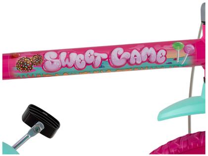 Imagem de Bicicleta Aro 14 Infantil Bandeirante 3046 Sweet Game Rosa