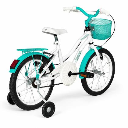 Imagem de Bicicleta Aro 16 Forss Hello C/cestinha e Rodinhas - Pink