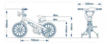 Imagem de Bicicleta Aro 16 Spider Man 2 C/Rodinhas e Squeeze Nathor