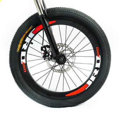 Imagem de Bicicleta Aro 20 Bike 21 Vel Marchas MiniTrail Freio a Disco Quadro Aço Carbono Cor Amarelo Azul - WCT FITNESS