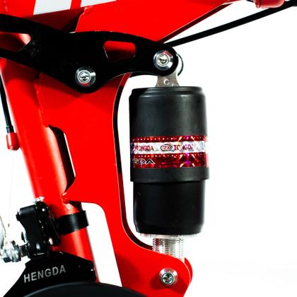 Imagem de Bicicleta Aro 20 CityFold Bike 21 Vel Marchas Freio a Disco Cor Vermelho - WCT FITNESS