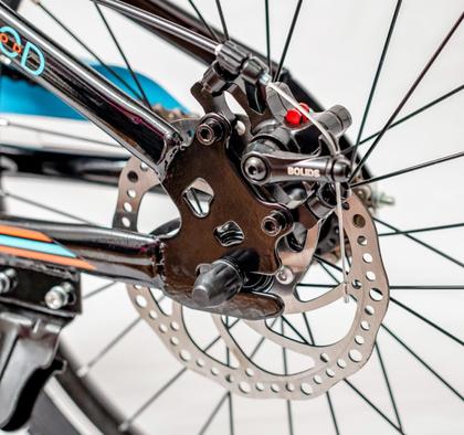 Bicicleta Aro 20 Com Suspensão E Freio A Disco Unitoys Imagem de Bicicleta Aro 20 Com Suspensão E Freio A Disco Unitoys