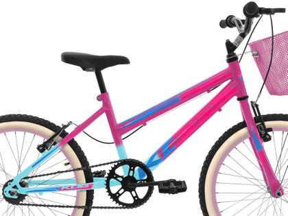 Imagem de Bicicleta Aro 20 Infantil Feminina KOG Retro Com Cestinha