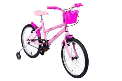 Imagem de Bicicleta Aro 20 Infantil MTB Girl Com Roda Lateral