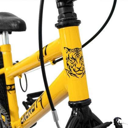 Imagem de Bicicleta Aro 20 Tipo Cross Free Style Bmx Amarelo/Preto - Ello Bike