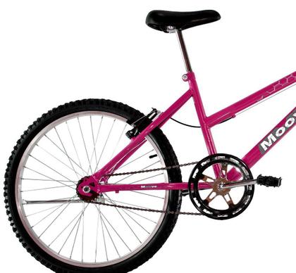 Imagem de Bicicleta Aro 24 Feminina Menina Sem Marcha Pink