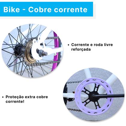 Imagem de Bicicleta Aro 24 Forss Anny C/ Cesta S/ Marcha - Rosa