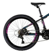 Imagem de Bicicleta Aro 24 Oggi Hacker 21v - Preto/Rosa/Azul