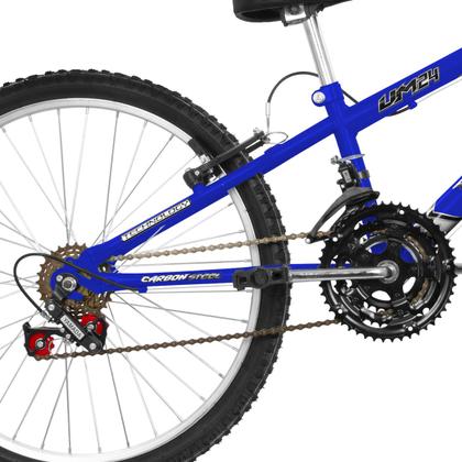Imagem de Bicicleta Aro 24 Ultra Bikes Rebaixada 18 Marchas Freios V Brake