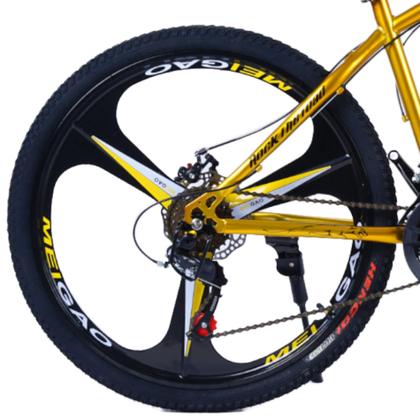 Imagem de Bicicleta Aro 26 Aço Carbono Bike 21V Roda Magnésio Leopard