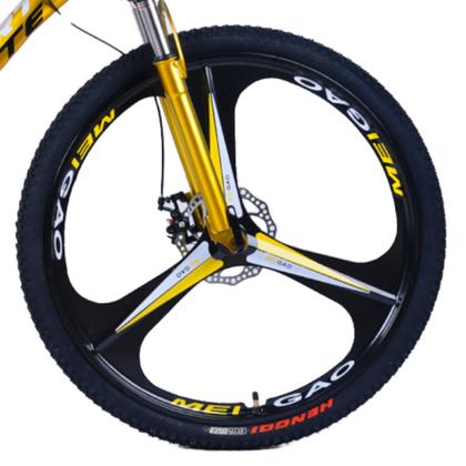 Imagem de Bicicleta Aro 26 Aço Carbono Bike 21V Roda Magnésio Leopard