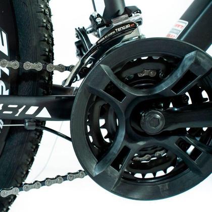 Imagem de Bicicleta Aro 26 Alumínio Bike 21 Vel Freio A Disco Cinza E Vermelho Wct Fitness