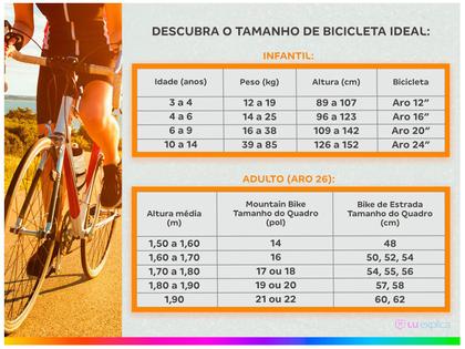 Imagem de Bicicleta Aro 26 Caloi Andes Freio V-Brake de Aço
