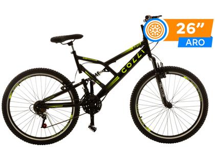 Imagem de Bicicleta Aro 26 Colli GPS 21 Marchas Freio V-Brake Quadro Aço Carbono