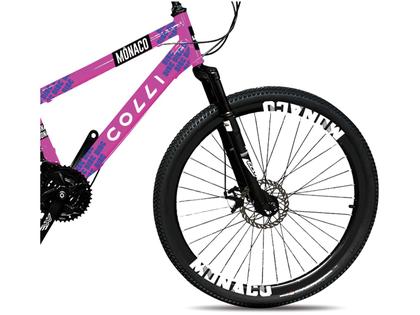 Imagem de Bicicleta Aro 26" Colli Mônaco Freio a Disco de Aço 21 Marchas