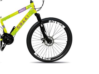 Imagem de Bicicleta Aro 26" Colli Mônaco Freio a Disco de Aço 21 Marchas