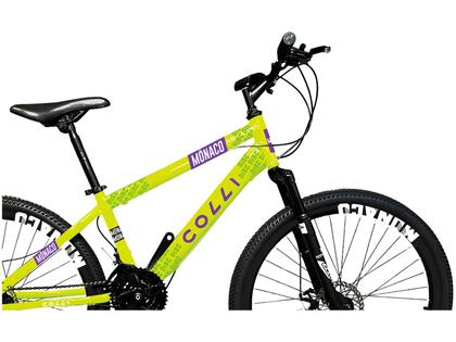 Imagem de Bicicleta Aro 26" Colli Mônaco Freio a Disco de Aço 21 Marchas