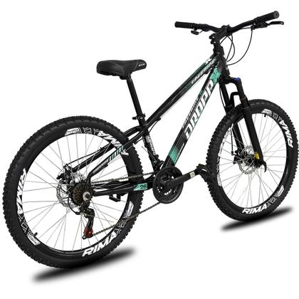 Imagem de Bicicleta aro 26 Dropp Freeride Alumínio 21 Vel Marchas Câmbios Shimano Freios a disco