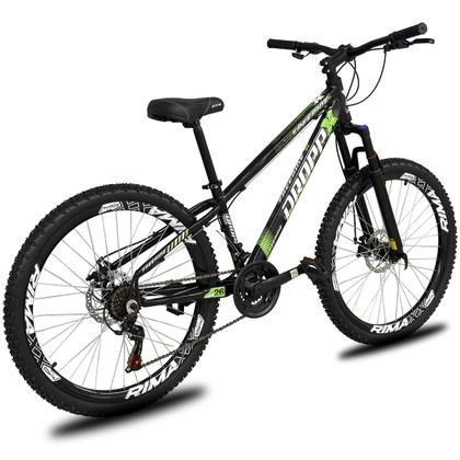 Imagem de Bicicleta aro 26 Dropp Freeride grau Alumínio 21 Marchas Freios a disco supensão Tipo Gios Viking